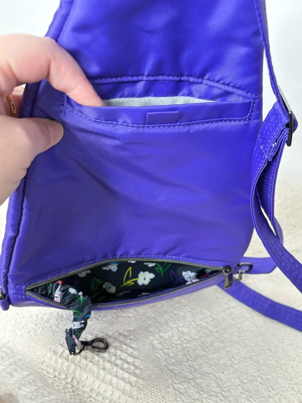 Lug Windsail Sling Bag Violet Purple